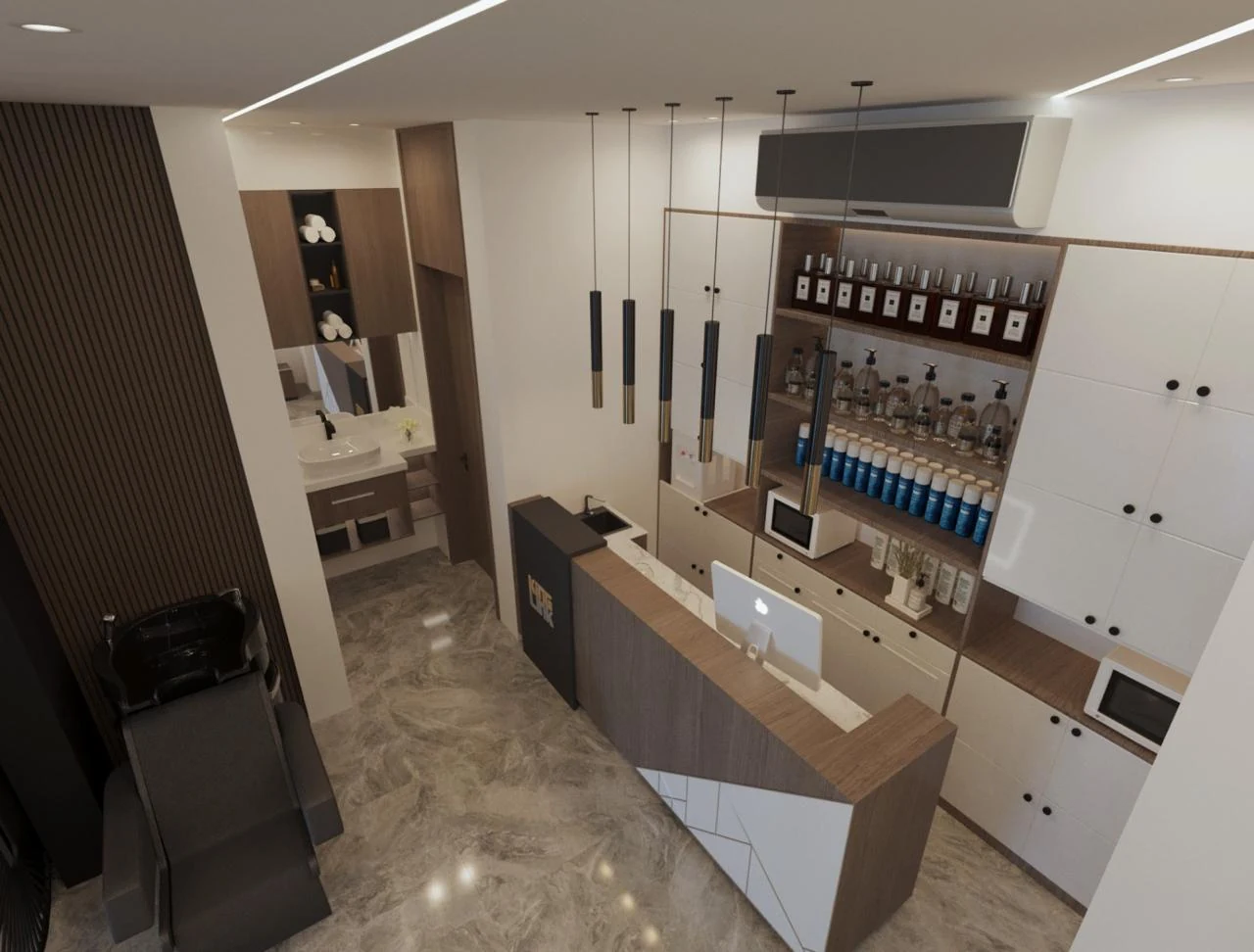 صالون Point Cut من الداخل